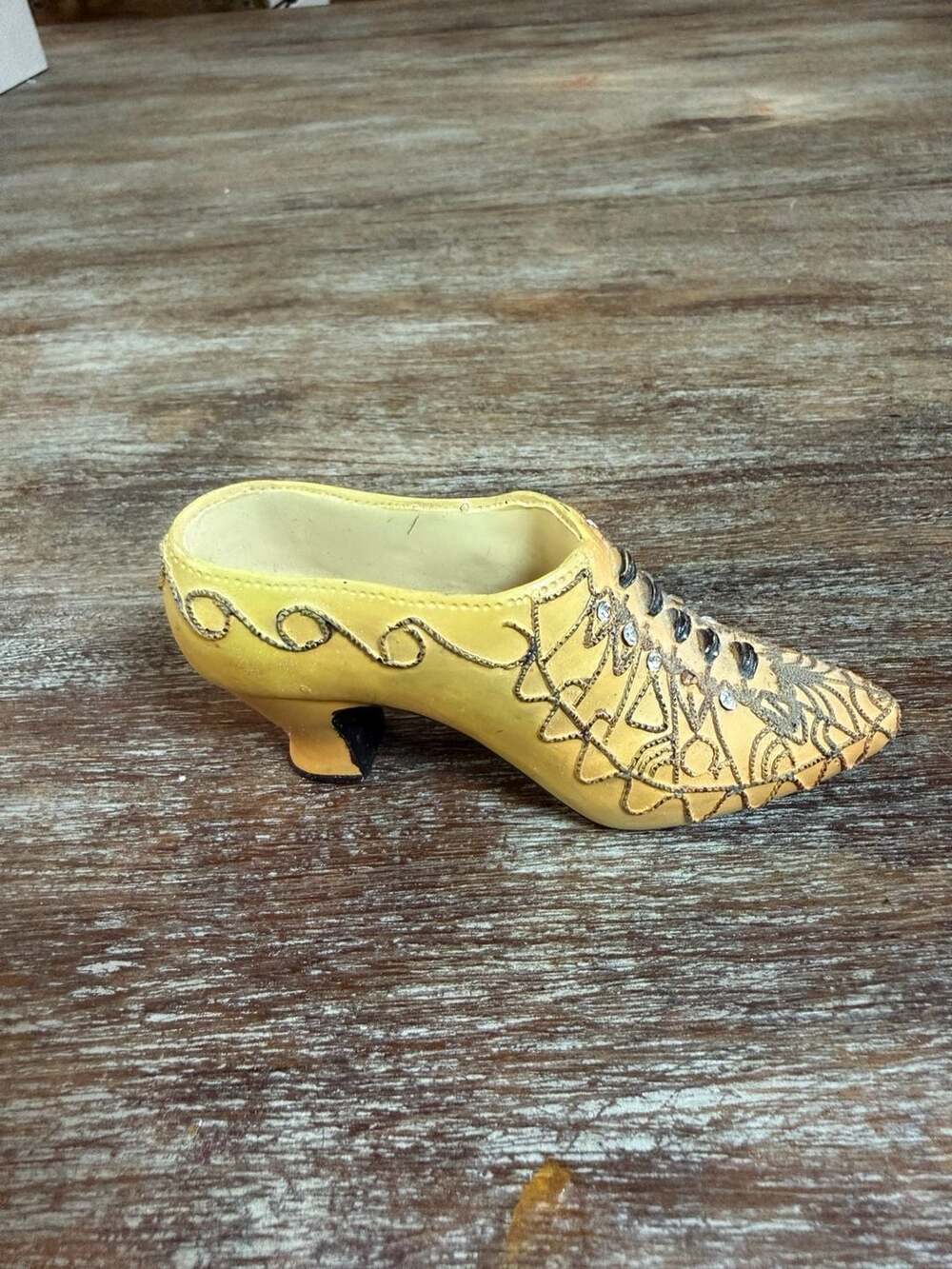 My Treasure by Kingsbridge International Vintage Miniature Decorative Heel Shoe